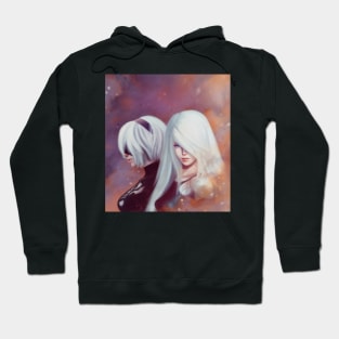 Nier Automata 2b & a2 Hoodie